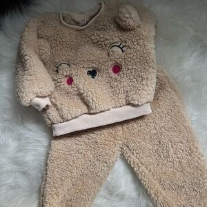 Shein fluffy teddy set
